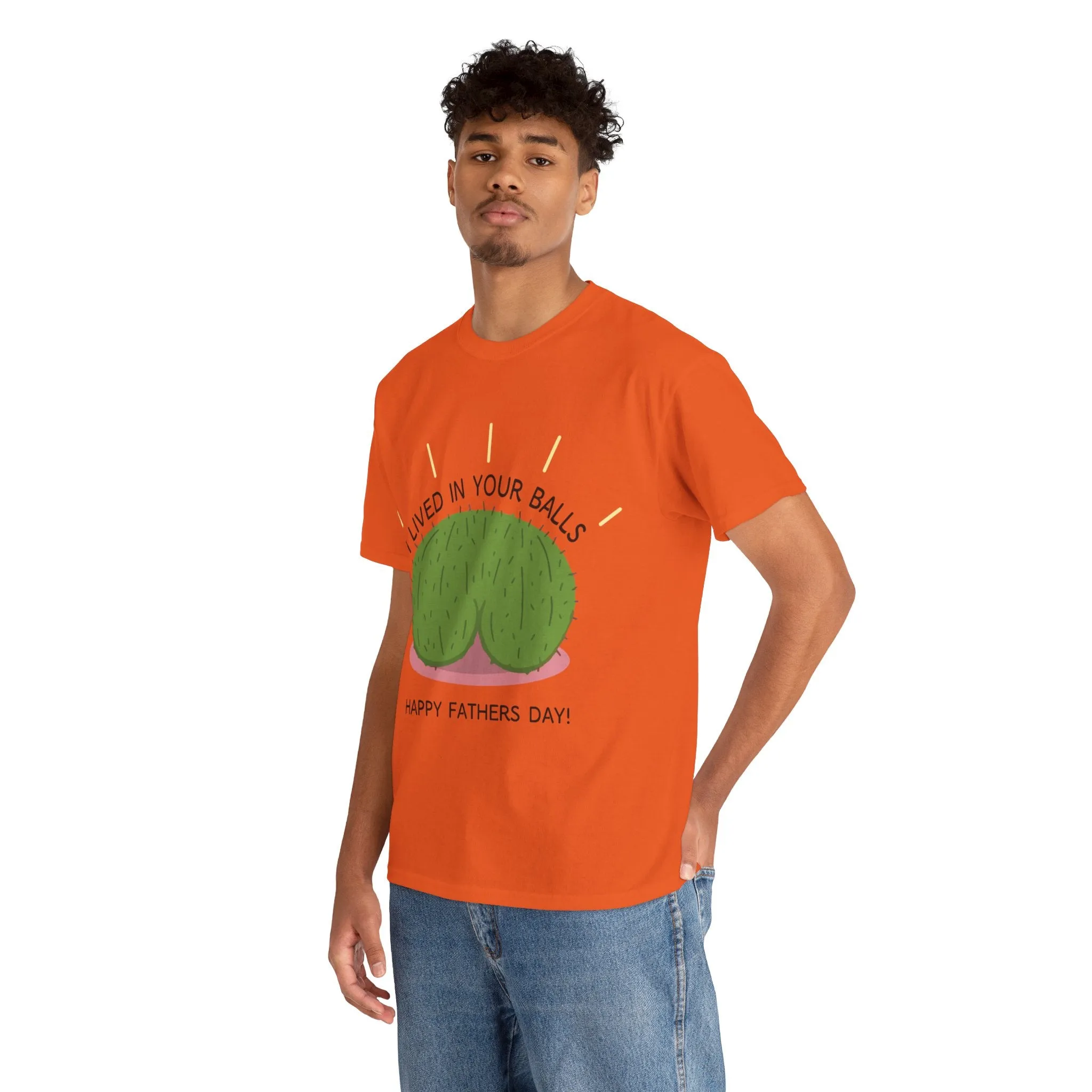 I lived in your balls Cotton Tee