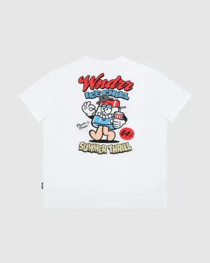 ICE POP BOX FIT TEE - WHITE