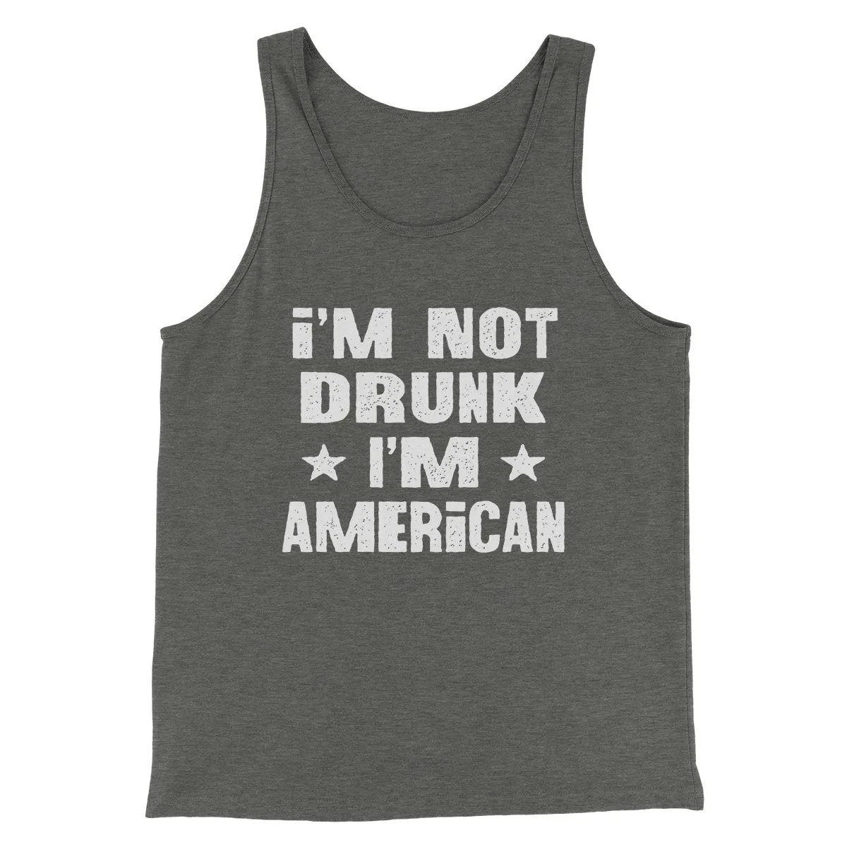 I'm Not Drunk I'm American Men/Unisex Tank
