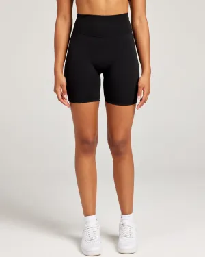 Invisible Scrunch Shorts - Black