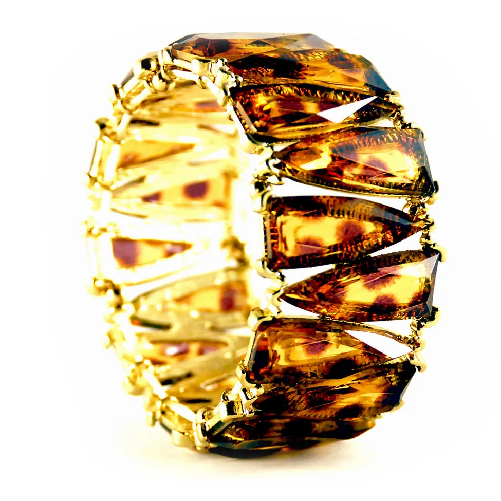 Iris: Safari Tortoise Stretch Bracelet