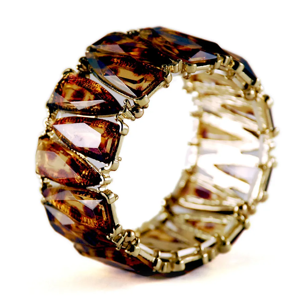 Iris: Safari Tortoise Stretch Bracelet