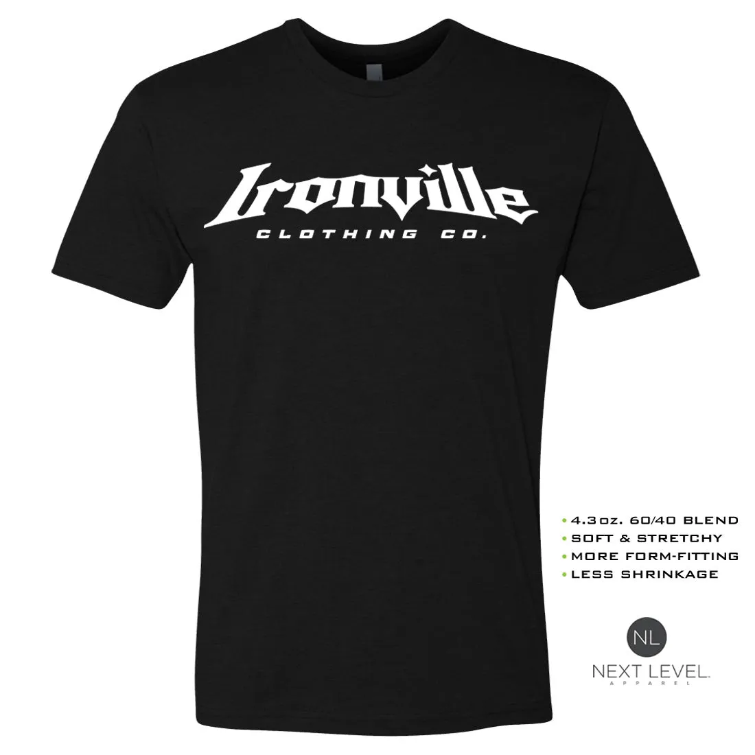 Ironville CHOKING IDIOTS Soft-Blend Fitted Gym T-shirt