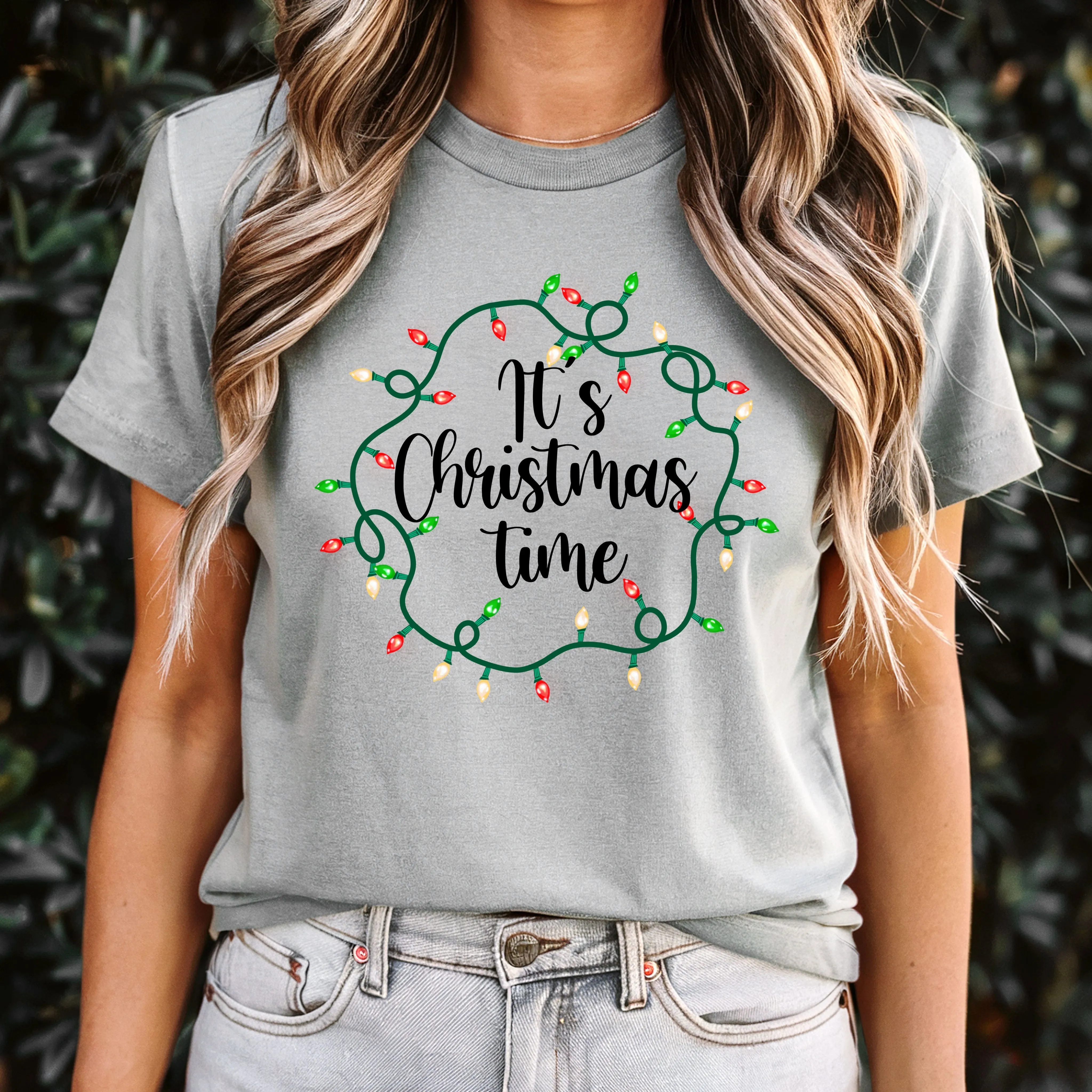 It's Christmas Time Shirt, Merry Christmas T-Shirt, Christmas Lights Shirt, Christmas Lights T-Shirt, Christmas Shirt, Christmas Gift