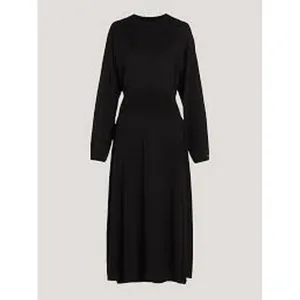 Jersey Waisted Midi Dress