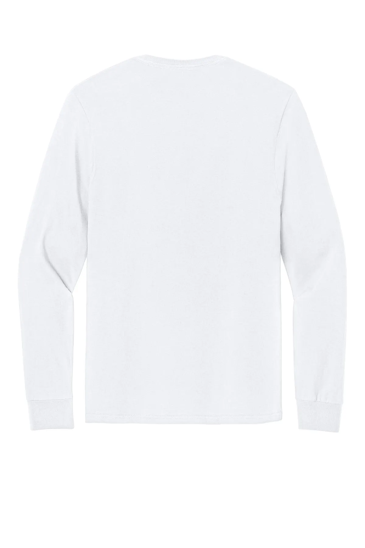 Jerzees Ultimate Unisex Ring Spun Long Sleeve T-Shirt IC46L White