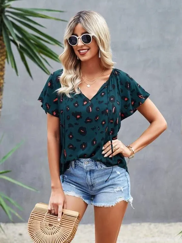 Joy | Boho Chic Floral Blouse Trendy Summer Style