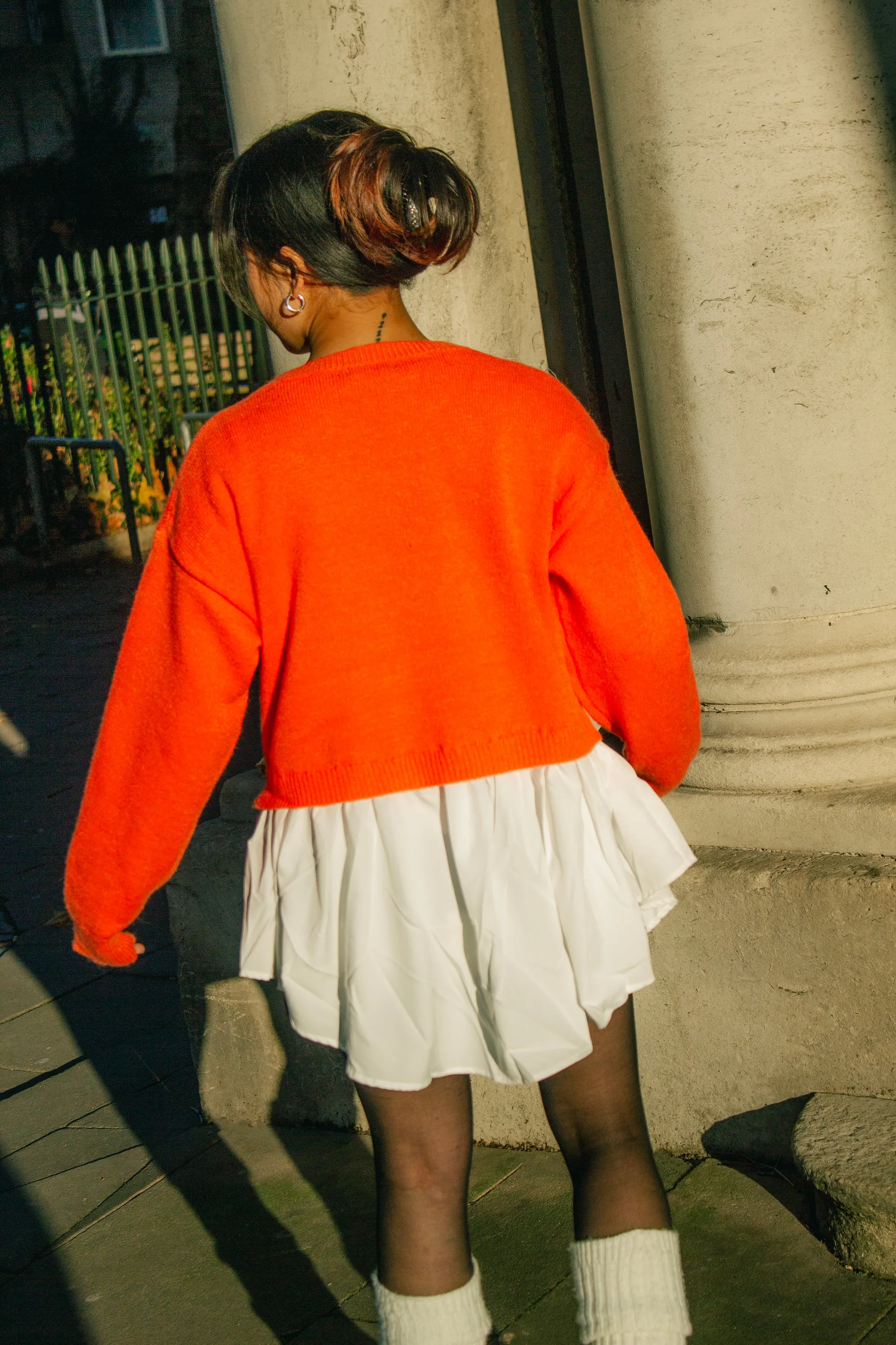Jumper Shirt Layered Knit