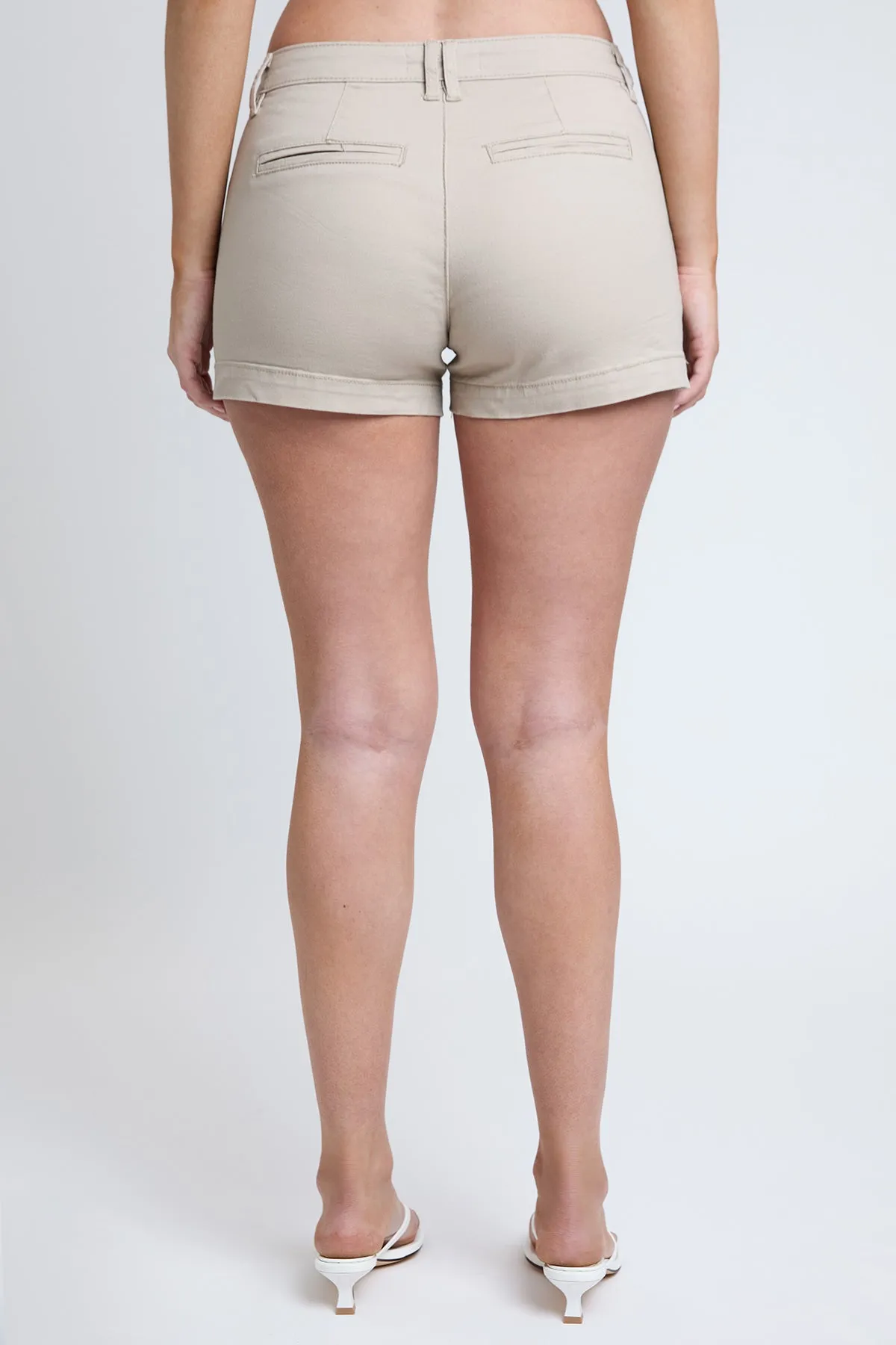 Junior Mid Rise Side Slit Trouser Shorts, Pack of 12