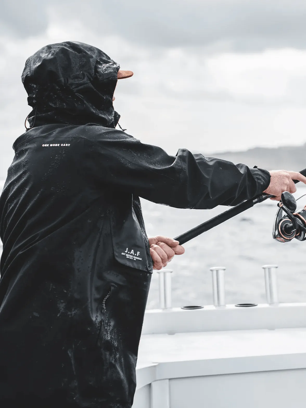 JUST ANOTHER FISHERMAN Coastal Jacket - Black