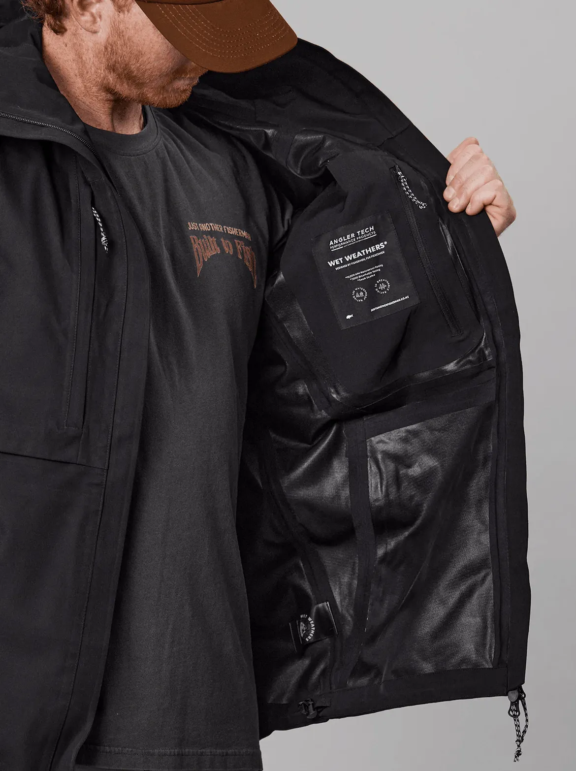 JUST ANOTHER FISHERMAN Coastal Jacket - Black