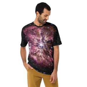 JWST Massive Star WR 124 Straight Cut T-Shirt