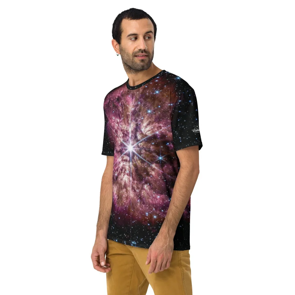 JWST Massive Star WR 124 Straight Cut T-Shirt