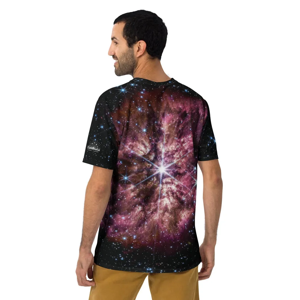 JWST Massive Star WR 124 Straight Cut T-Shirt