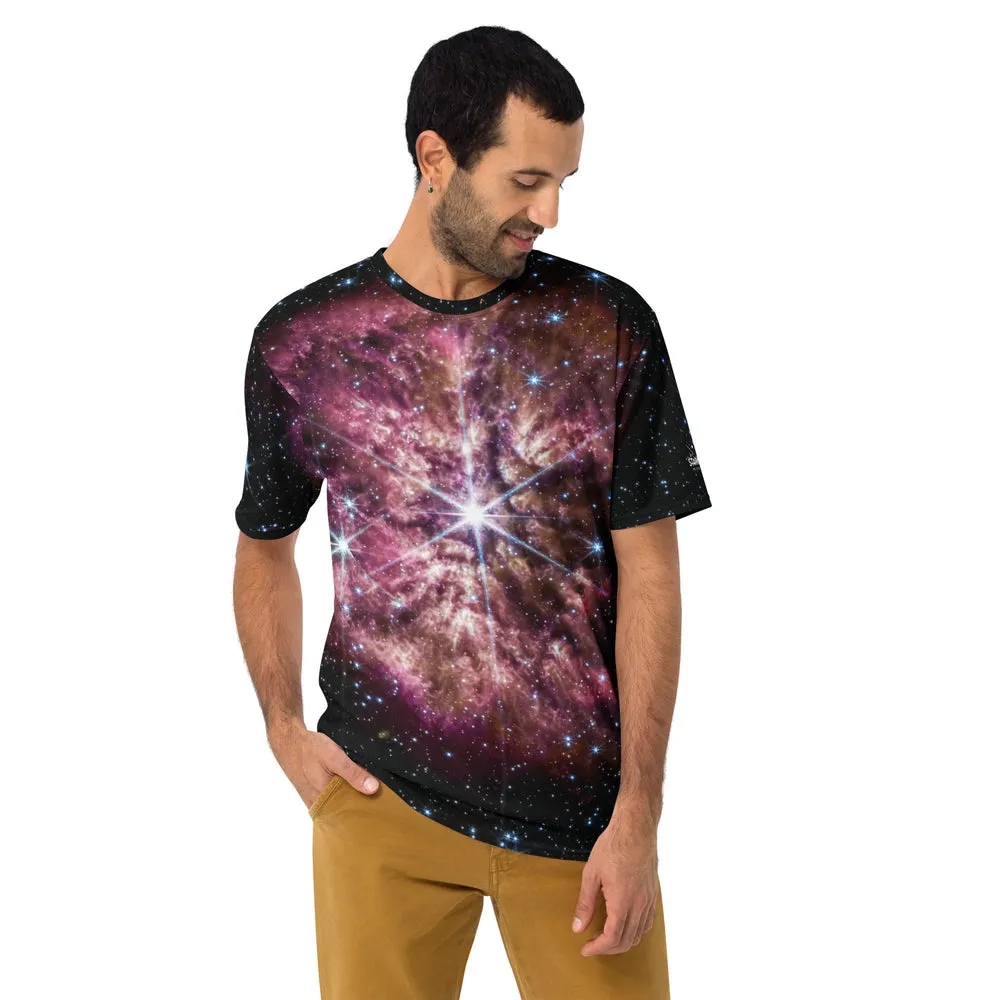 JWST Massive Star WR 124 Straight Cut T-Shirt