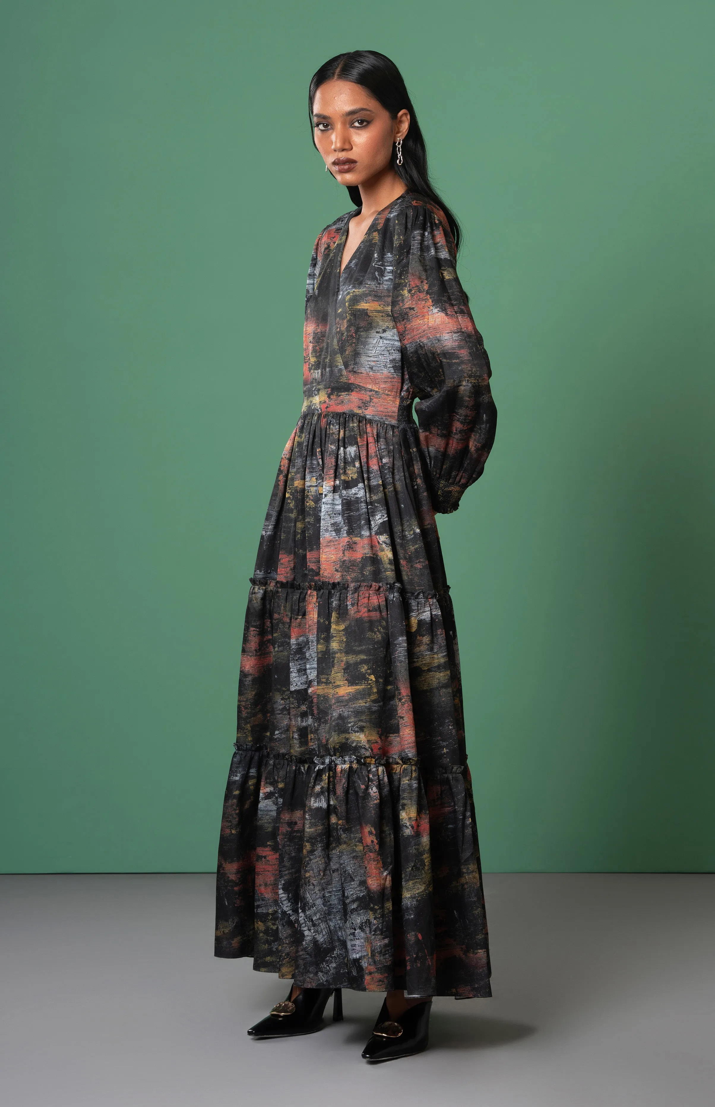 Kagé tiered dress
