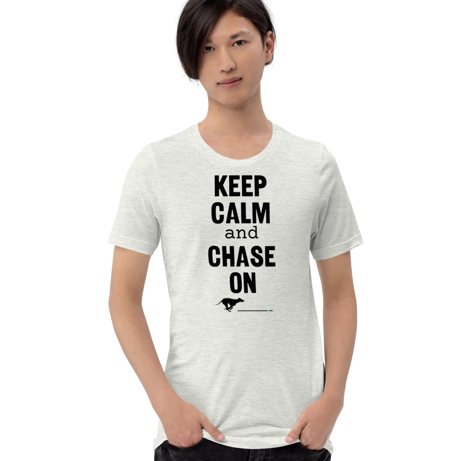 Keep Calm & Chase On Lure Coursing T-Shirts - Light