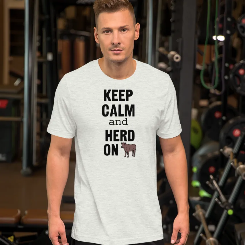 Keep Calm and Cattle Herd On T-Shirts - Light