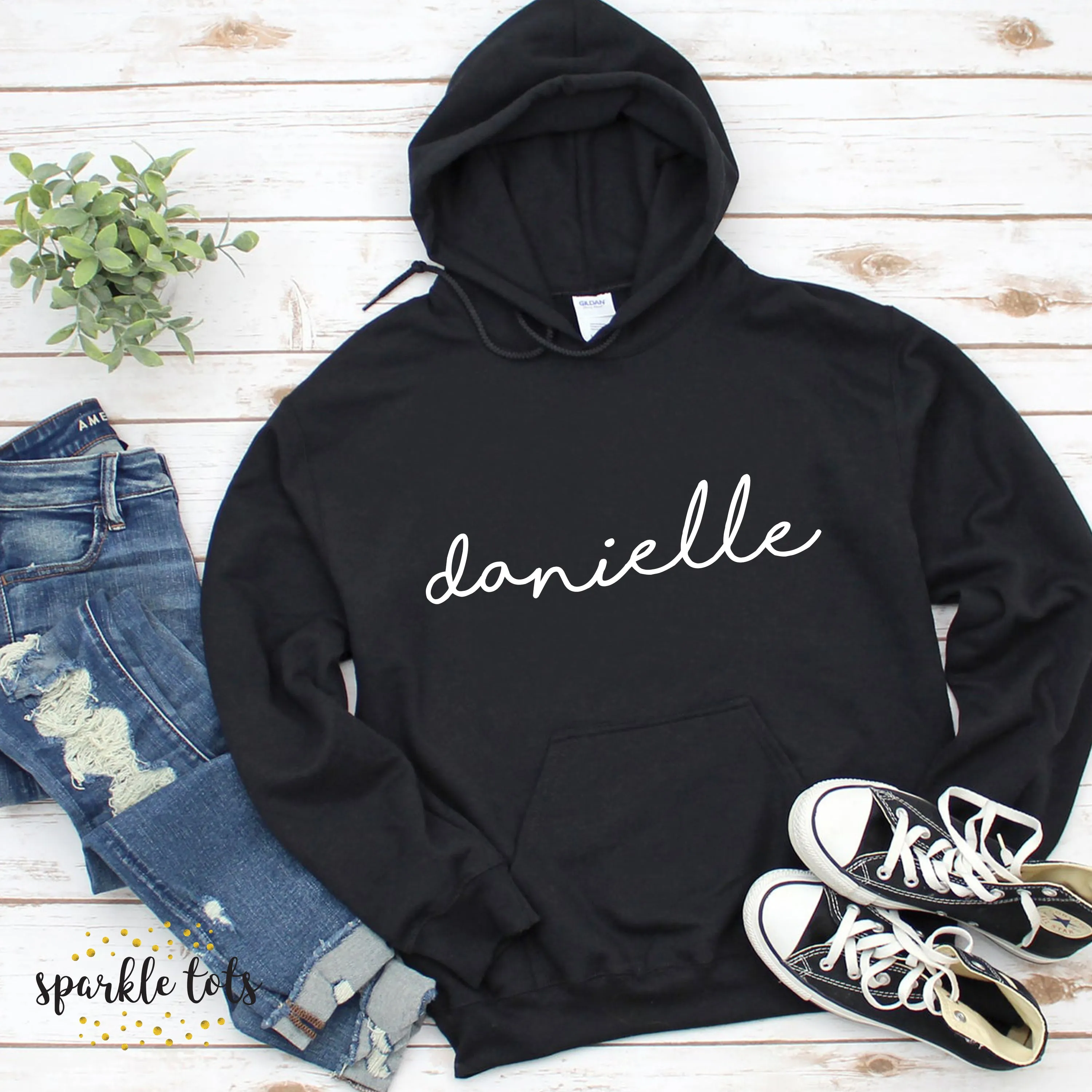 Kids custom name hoodie