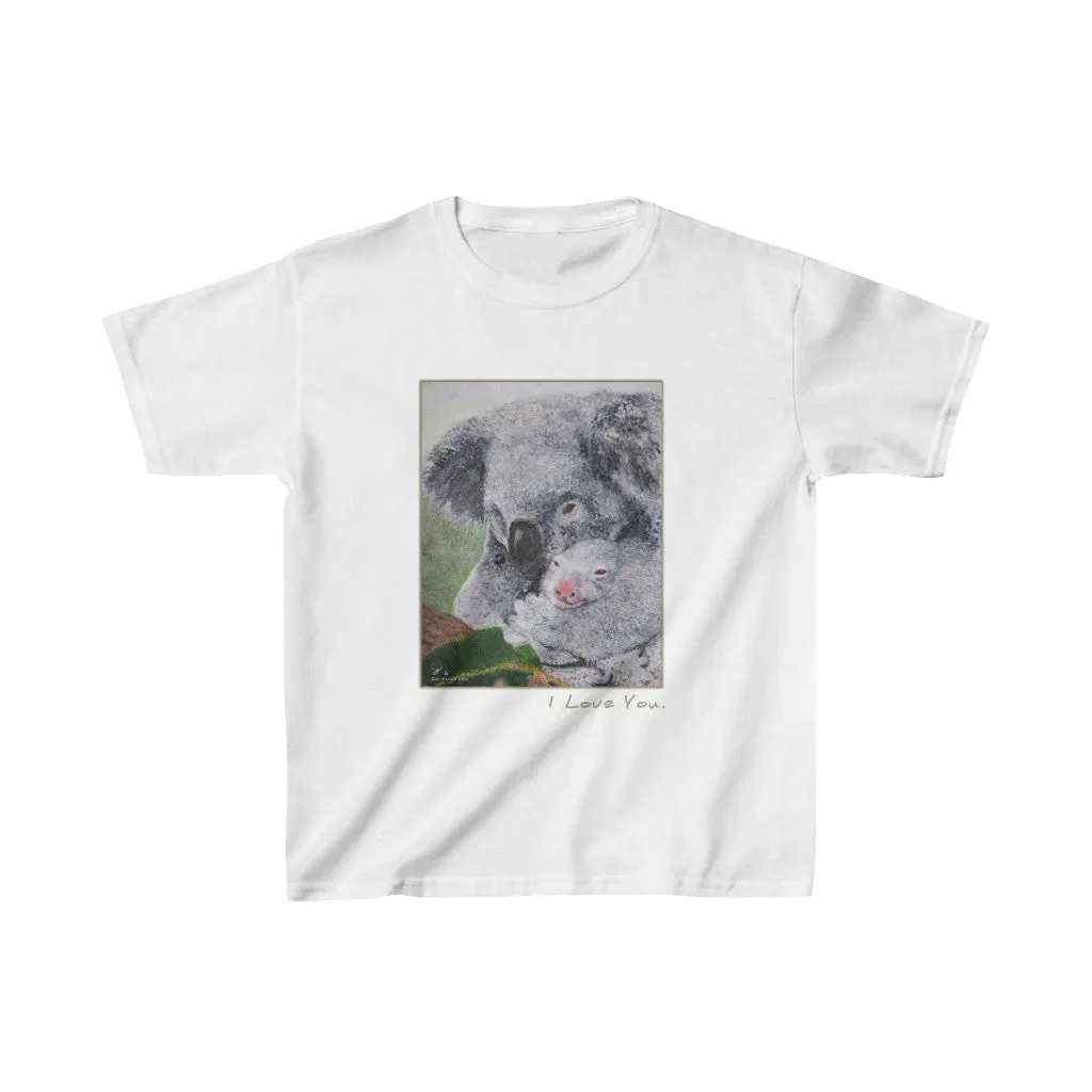 Kid's Koala Painting Fine Art Tee