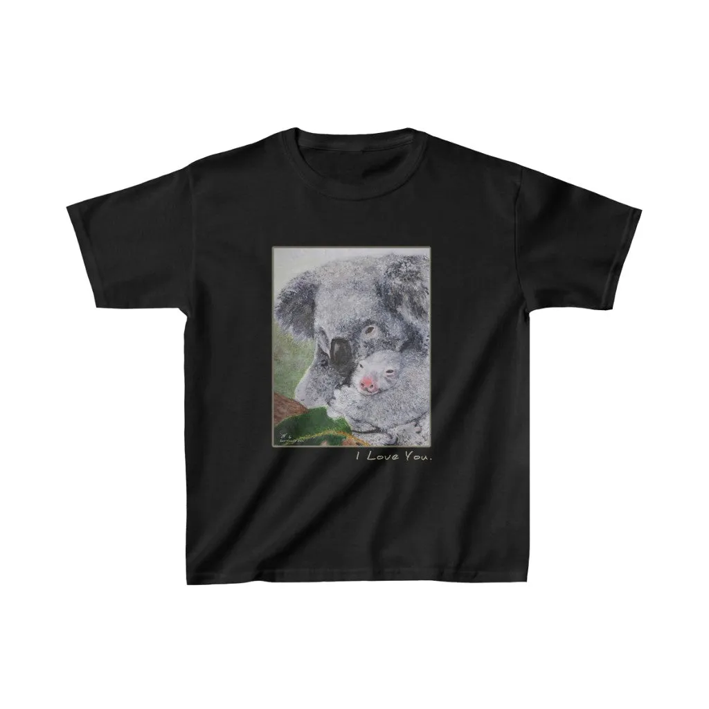 Kid's Koala Painting Fine Art Tee