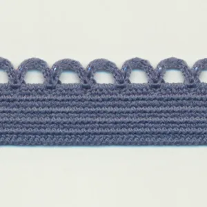 Knit Picot Stretch Tape #29 China Blue