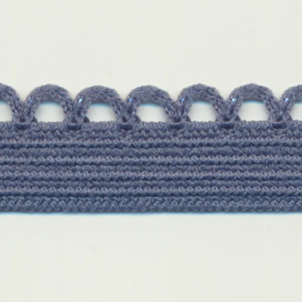 Knit Picot Stretch Tape #29 China Blue