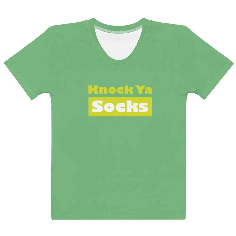 Knock Ya Socks - Sustainably Made Women's Short Sleeve Tee