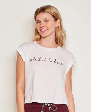 La Lune Tank Optic White