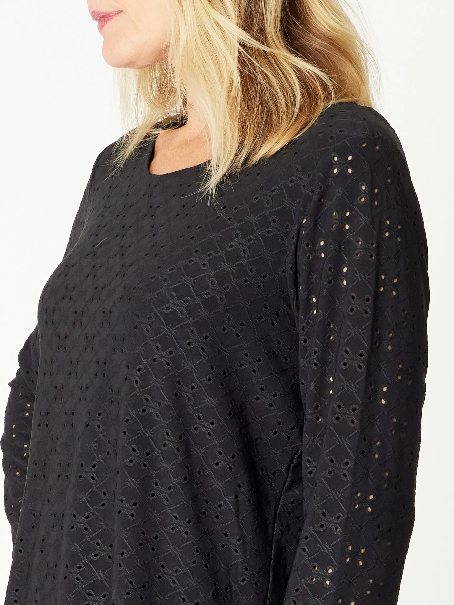 Lace Top - Black - 30785
