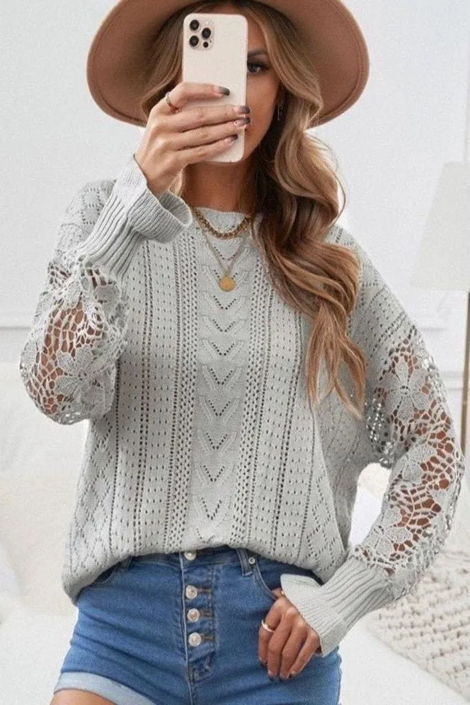 Lacey Knit Top