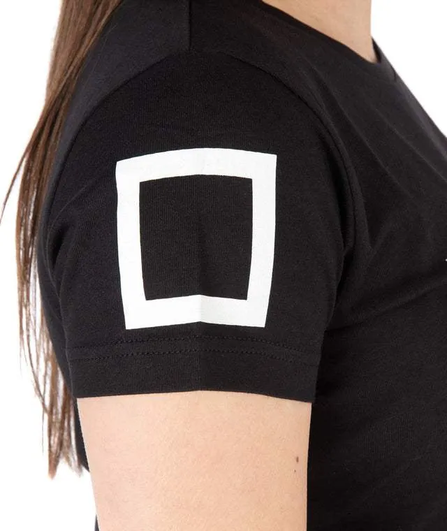 LADIES KATAKANA T-SHIRT BLACK
