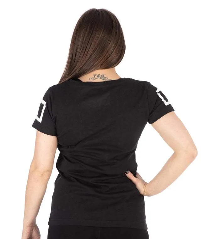 LADIES KATAKANA T-SHIRT BLACK