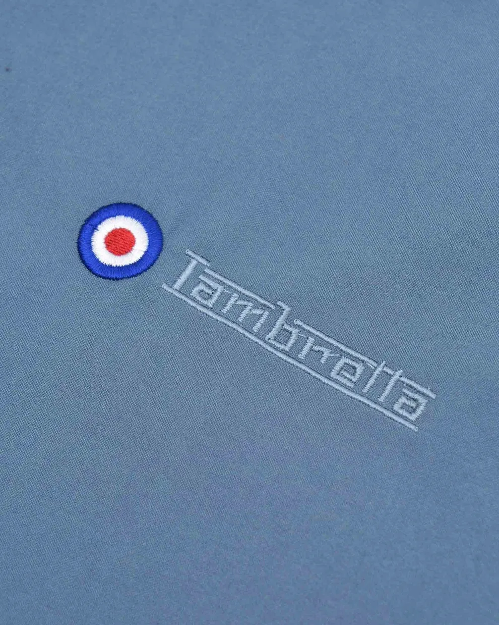 Lambretta Mid Blue Showerproof Harrington Jacket