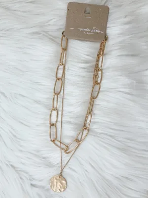 Layered Coin Necklace