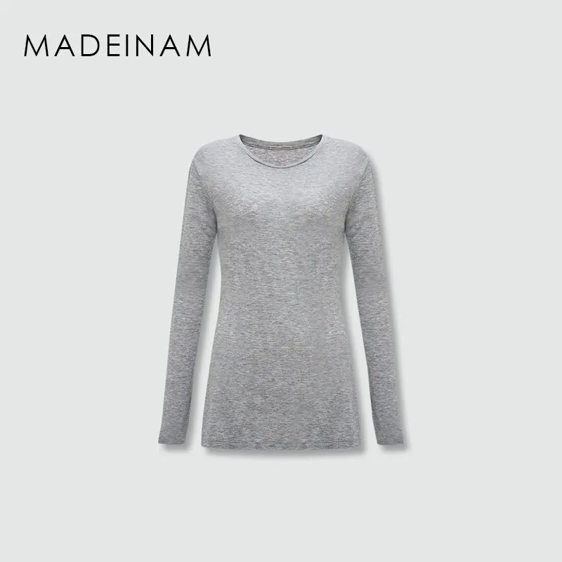 Layered Long-Sleeve T-Shirt Dress