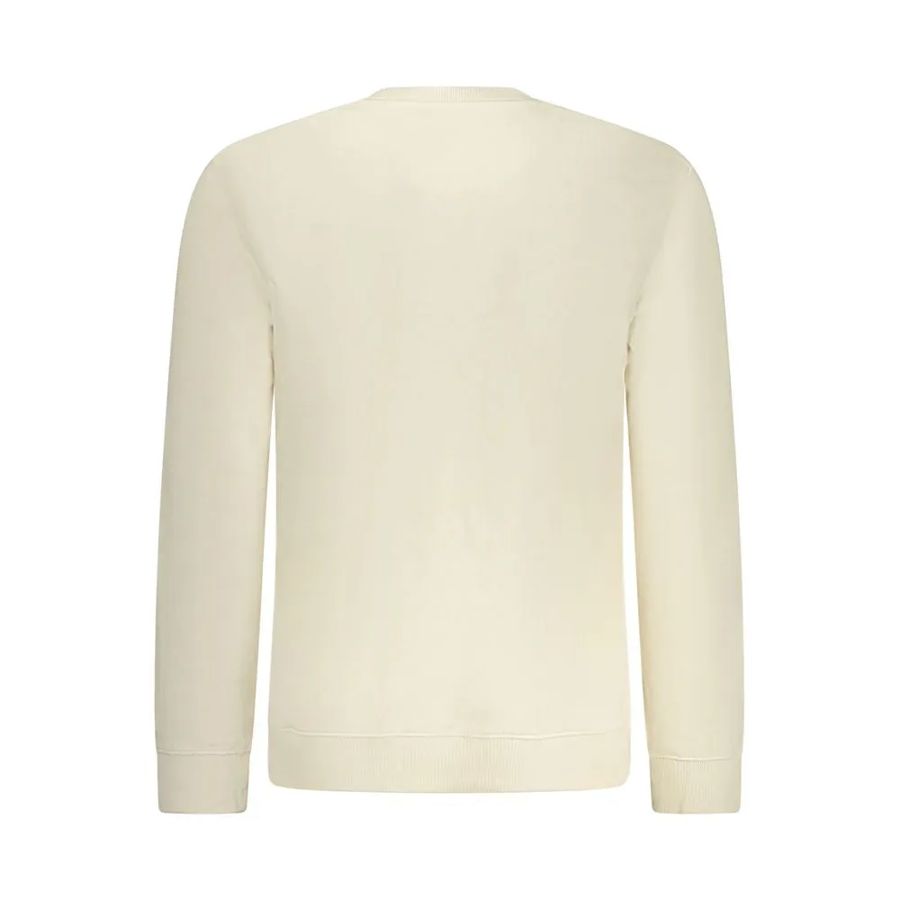 Lee Beige Cotton Men Sweater