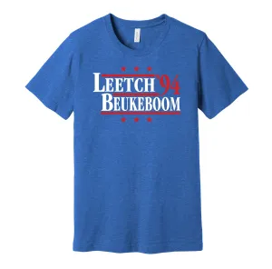Leetch & Beukeboom '94 - New York Hockey Legends Political Campaign Parody T-Shirt - Hyper Than Hype Shirts