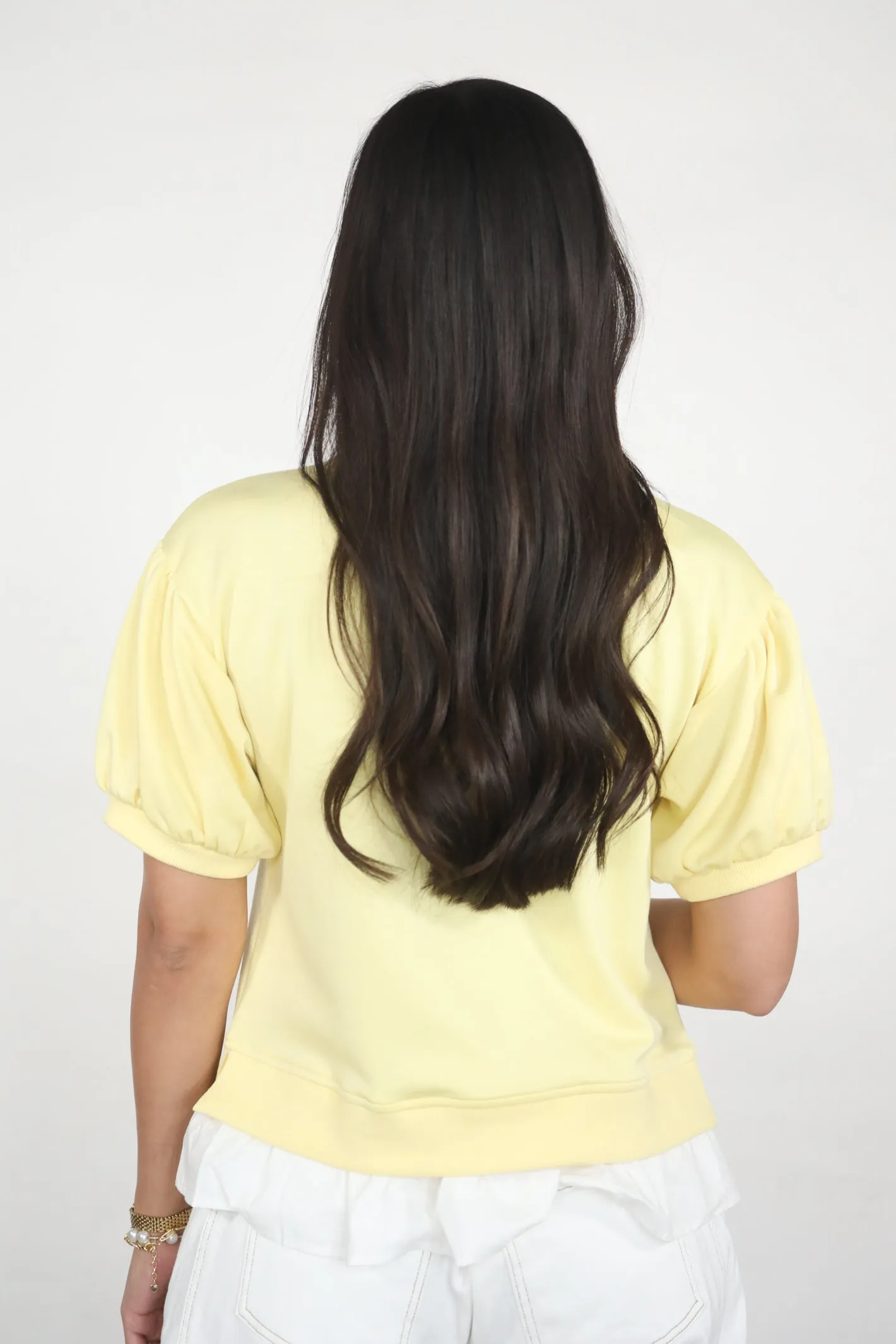 Lemon Drop Layered Sweatshirt