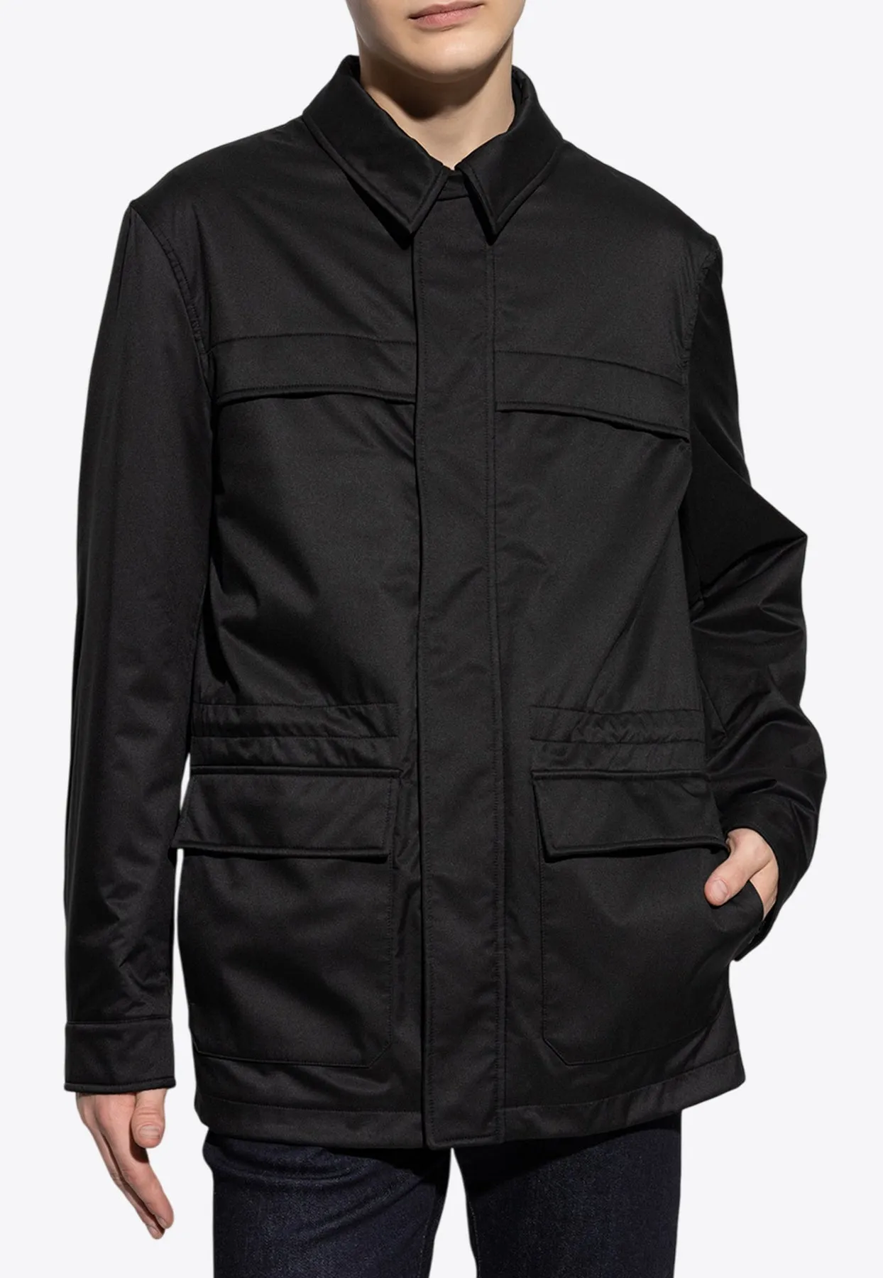 Logo Tag Zip-Up Jacket