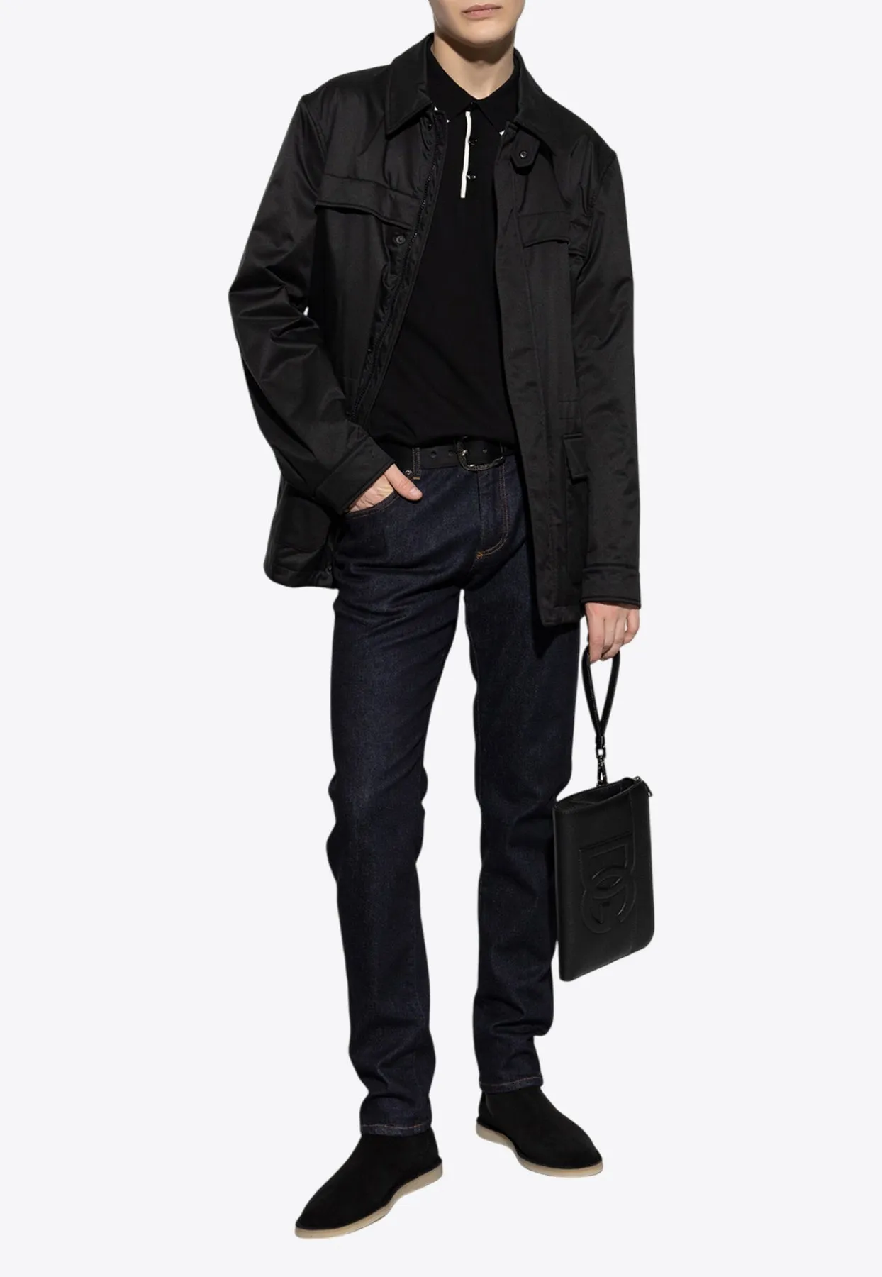 Logo Tag Zip-Up Jacket
