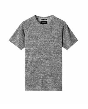 Loop Knit Short Sleeve Static Black