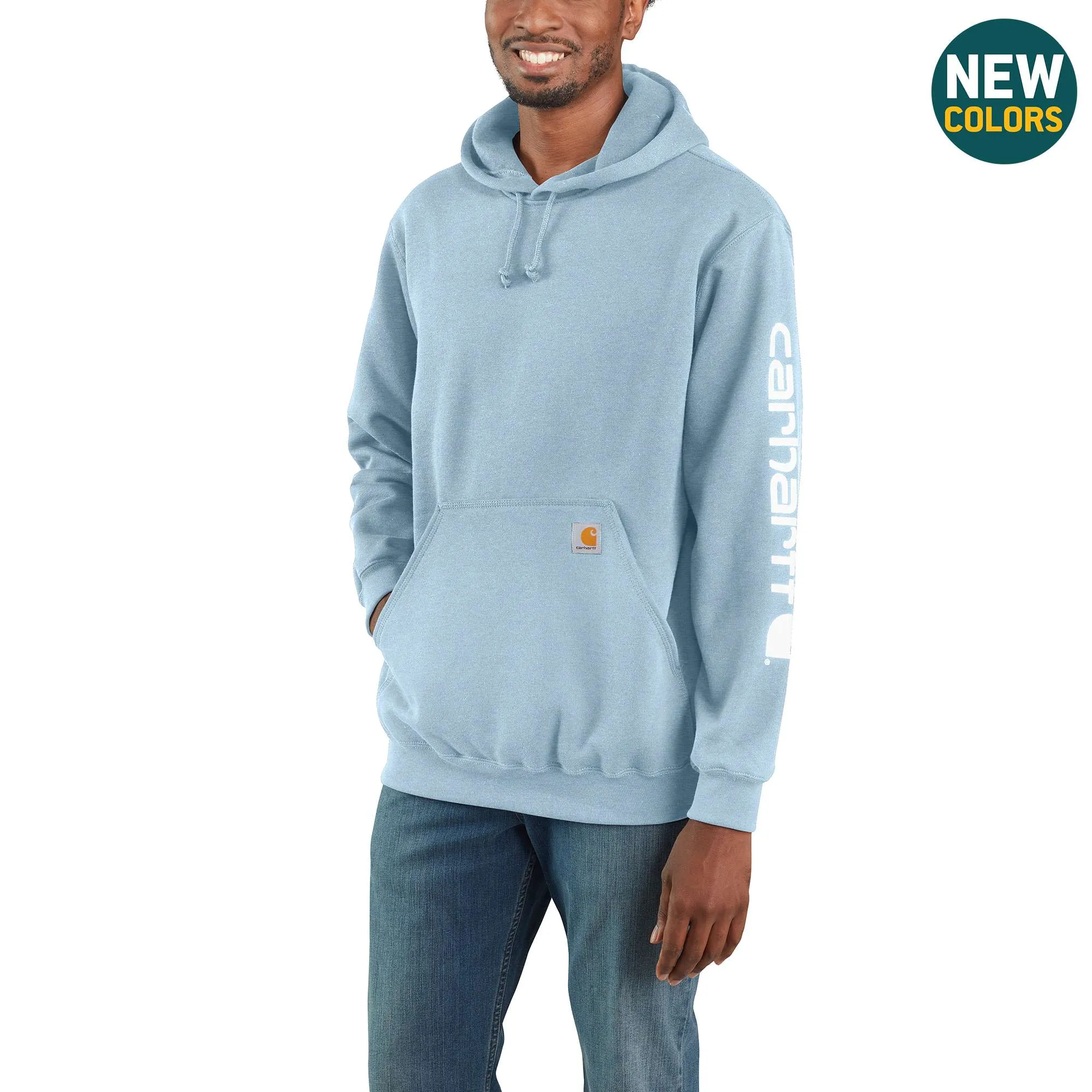 Loose Fit Midweight Logo Sleeve Graphic Sweatshirt