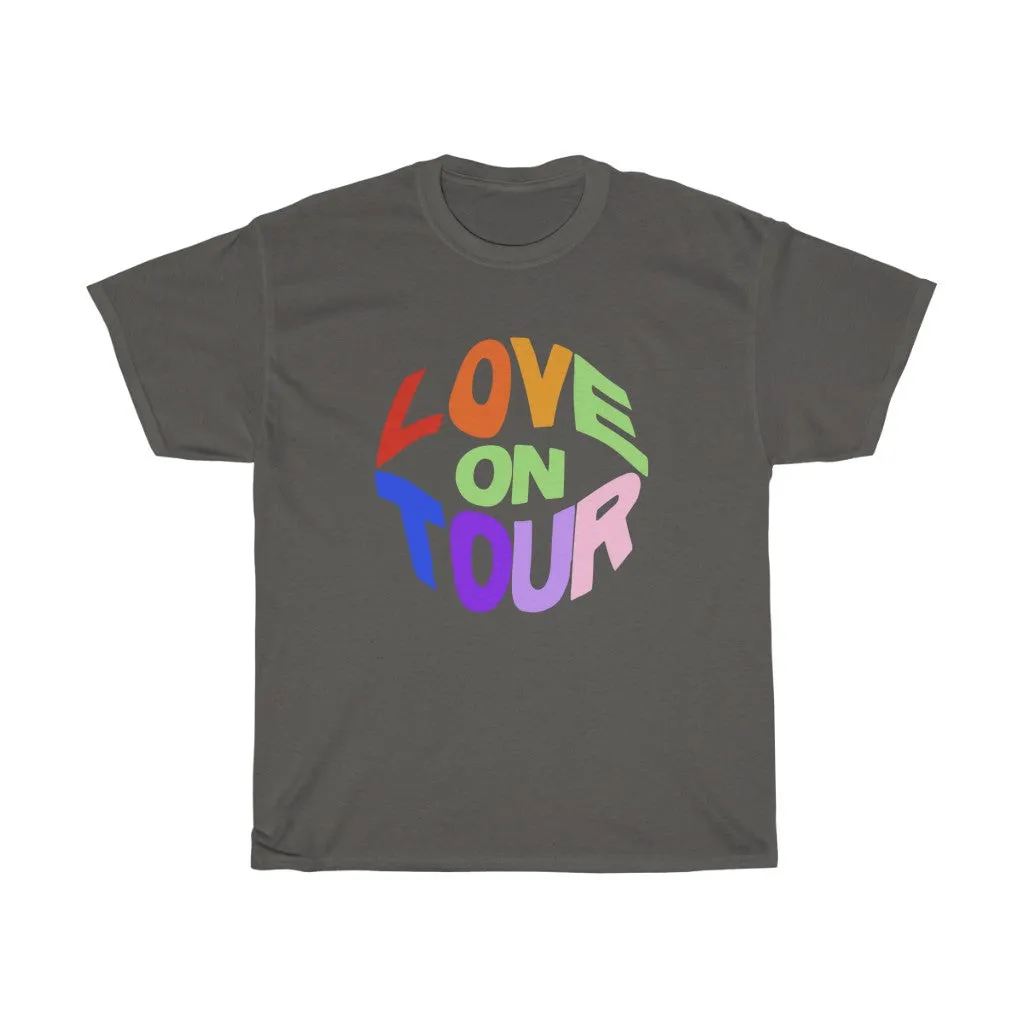 Love Tour rainbow tee shirt