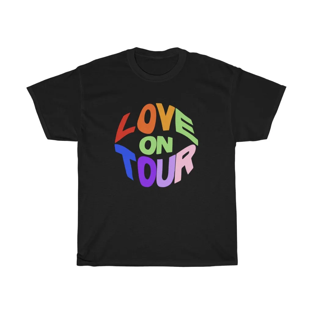 Love Tour rainbow tee shirt