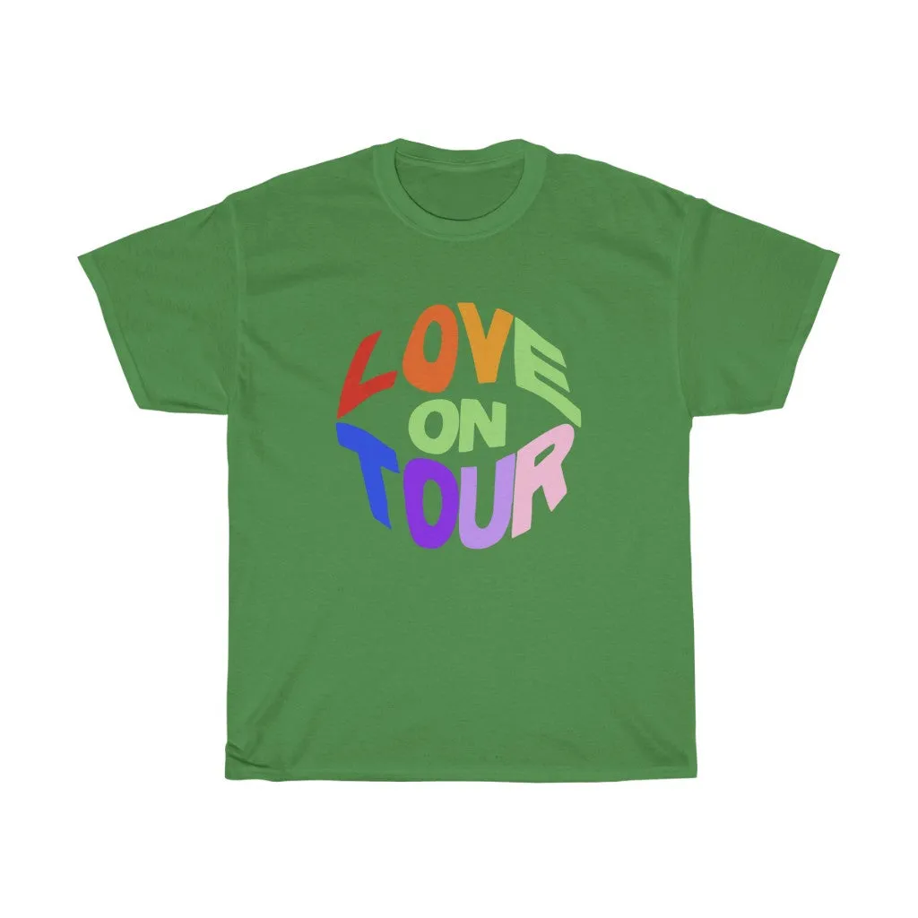 Love Tour rainbow tee shirt
