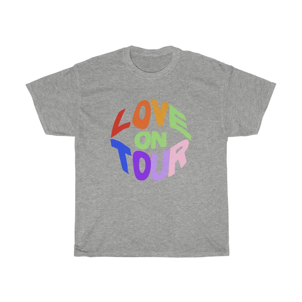 Love Tour rainbow tee shirt