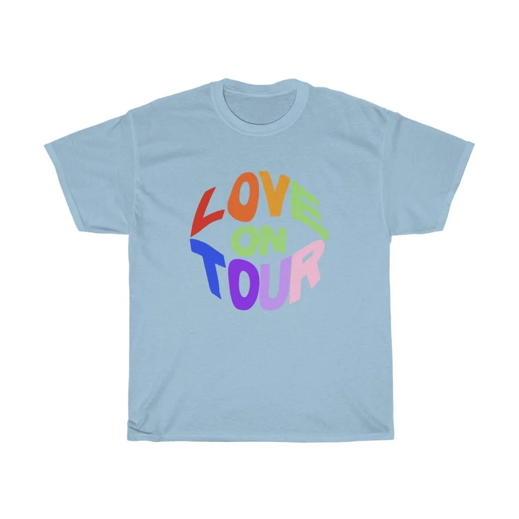 Love Tour rainbow tee shirt