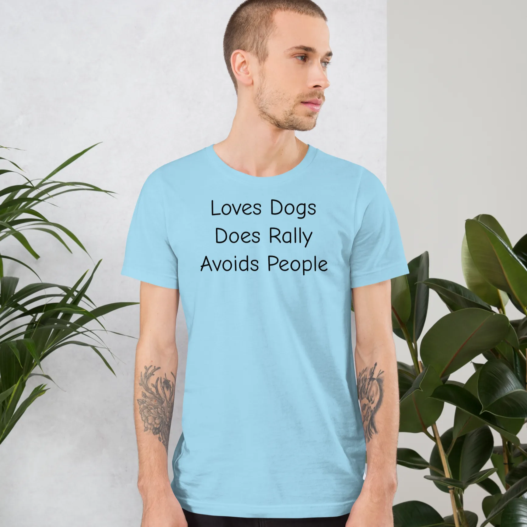 Loves Dogs, Does Rally T-Shirts - Light