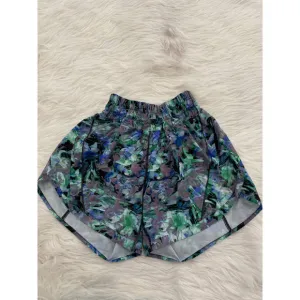 Lululemon Track That Mid-Rise Short 5&quot; Rapid Flourish Multi Sz 2